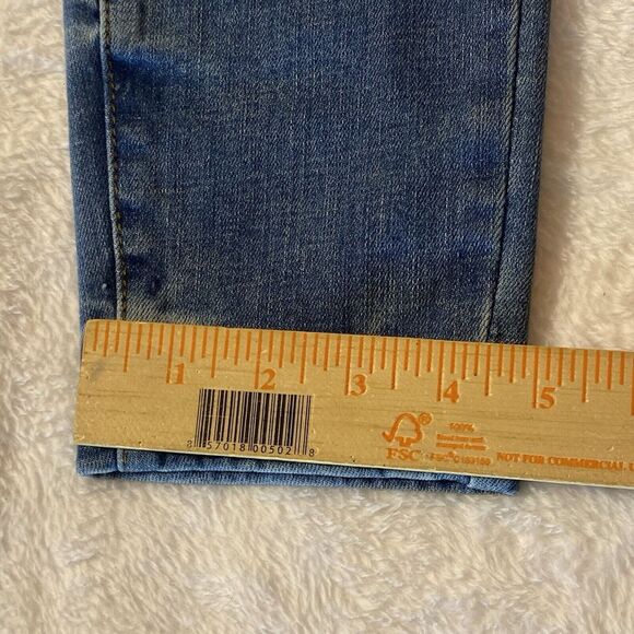 Judy Blue Jeans Womens 11/30 Ankle Skinny Ripped Distressed 28 Slimming - Picture 12 of 16